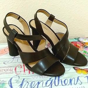 Antonio Melani leather dress sandals
